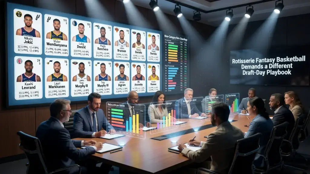 Rotisserie Fantasy Basketball Demands a Different Draft-Day Playbook