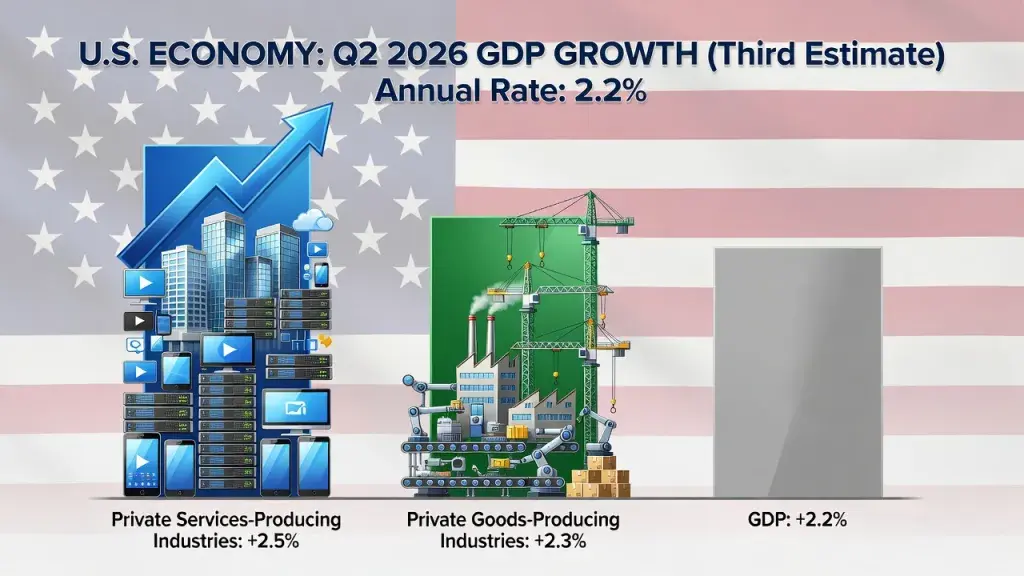 Services and Industry Output Drove Second-Quarter GDP Growth